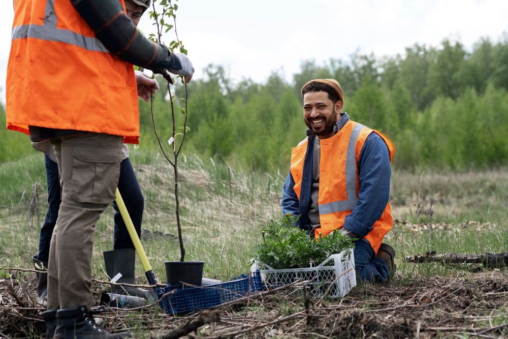 Hard Work Behind Beautiful Landscapes